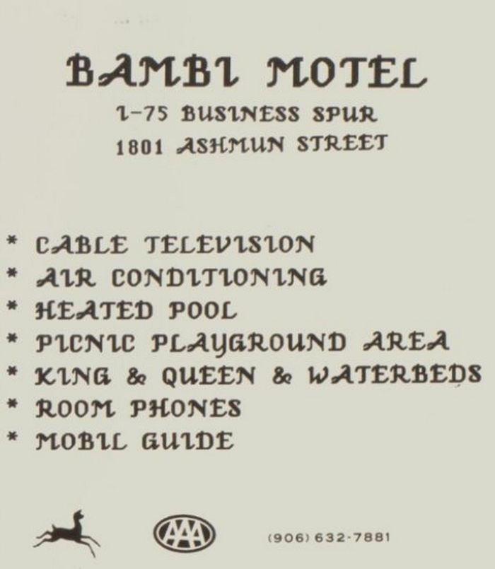 Motel Bambi (Bambi Motel) - 1990 Yearbook Ad